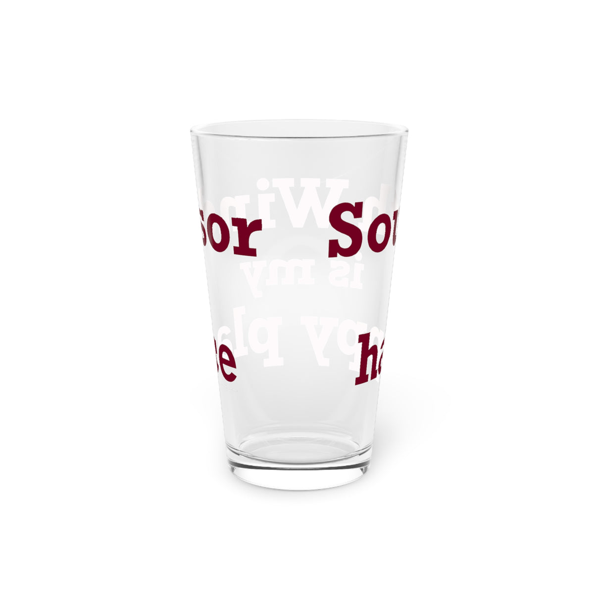 South Windsor is My Happy Place Pint Glass, 16oz