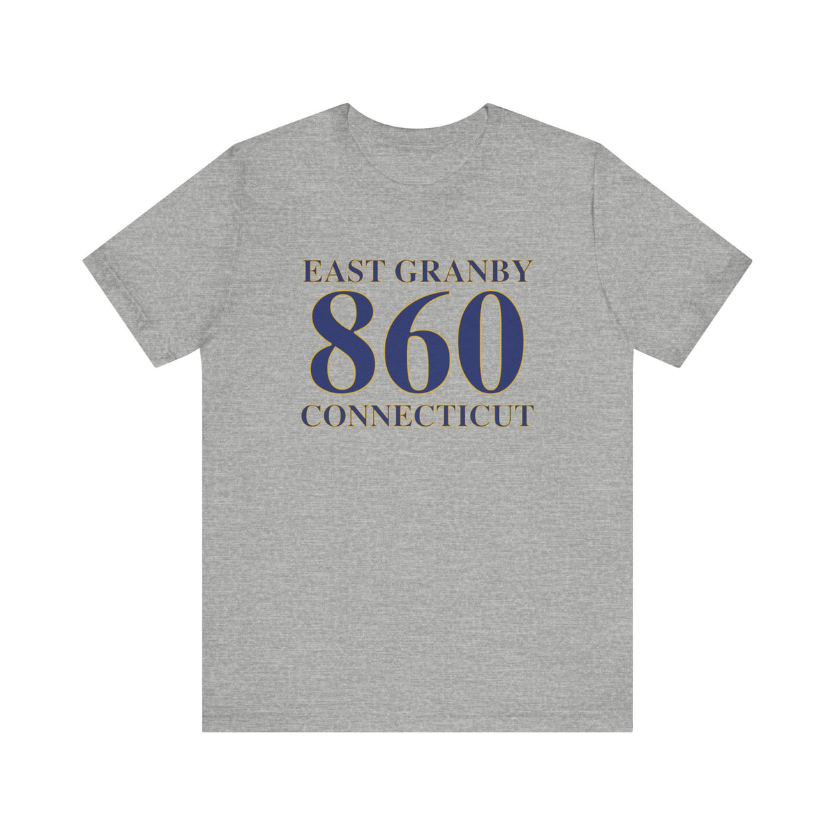 East Granby 860 Connecticut Unisex Jersey Short Sleeve T-Shirt