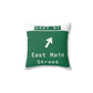 Vintage WCP Exit 67 Sign Spun Polyester Square Pillow