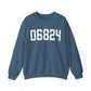 06824 Fairfield CT Zip Code Unisex Heavy Blend™ Crewneck Sweatshirt