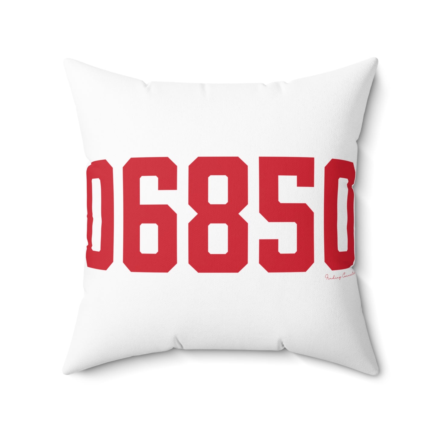 06850 Norwalk Connecticut Zip Code Spun Polyester Square Pillow
