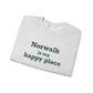 Norwalk is my Happy Place Unisex Heavy Blend™ Crewneck Sweatshirt