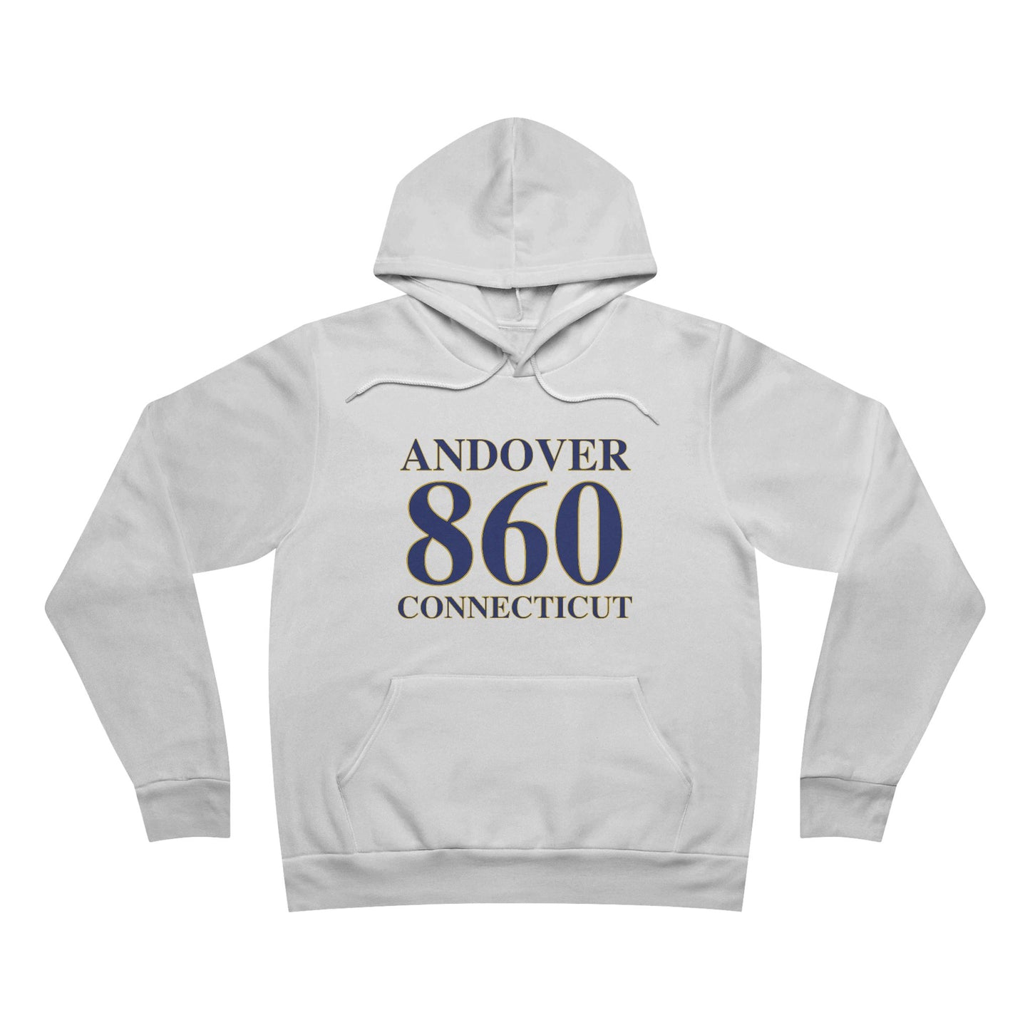 Andover 860 Connecticut Unisex Sponge Fleece Pullover Hoodie