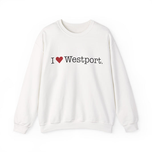 I Heart Westport. Unisex Heavy Blend™ Crewneck Sweatshirt