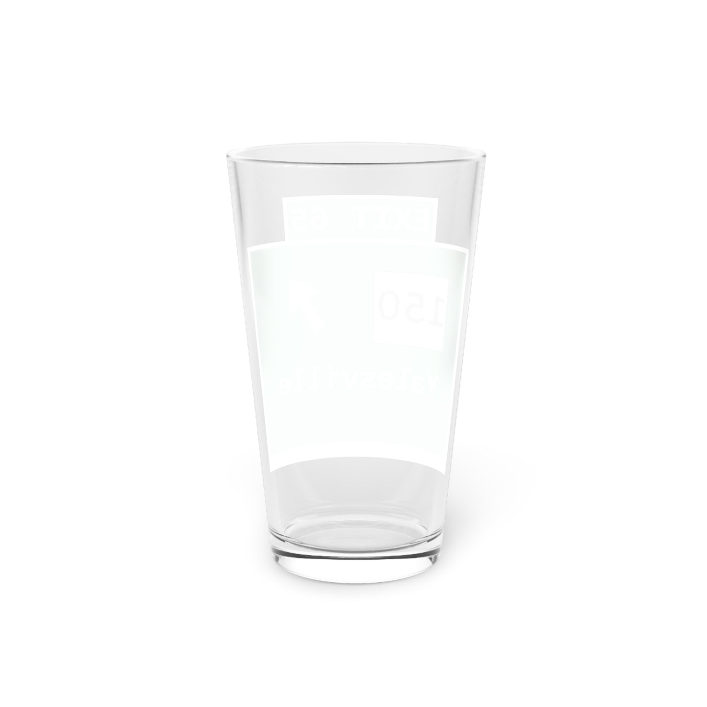 Vintage WCP Exit 65 Sign Pint Glass, 16oz