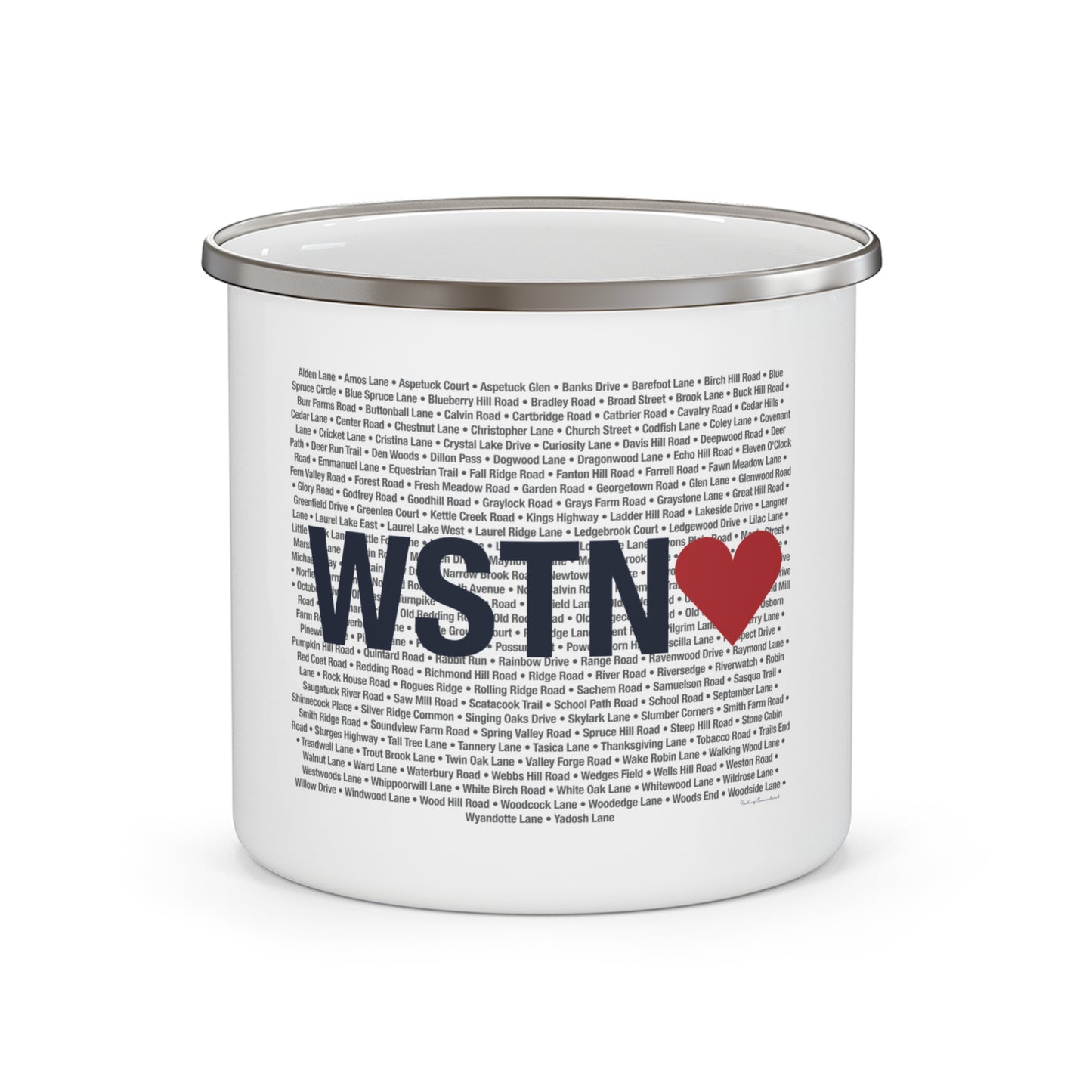 Weston Love Enamel Camping Mug