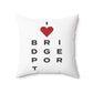 Bridgeport Vision Spun Polyester Square Pillow