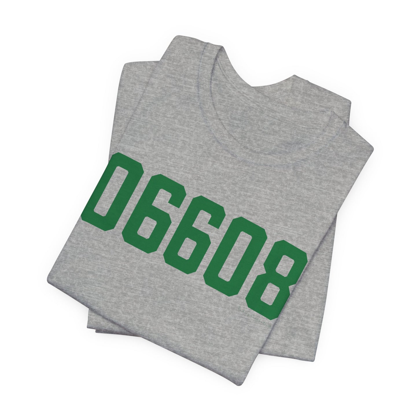 06608 Bridgeport Connecticut Zip Code Unisex Jersey Short Sleeve T-Shirt