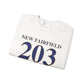 New Fairfield 203 Connecticut Unisex Heavy Blend™ Crewneck Sweatshirt