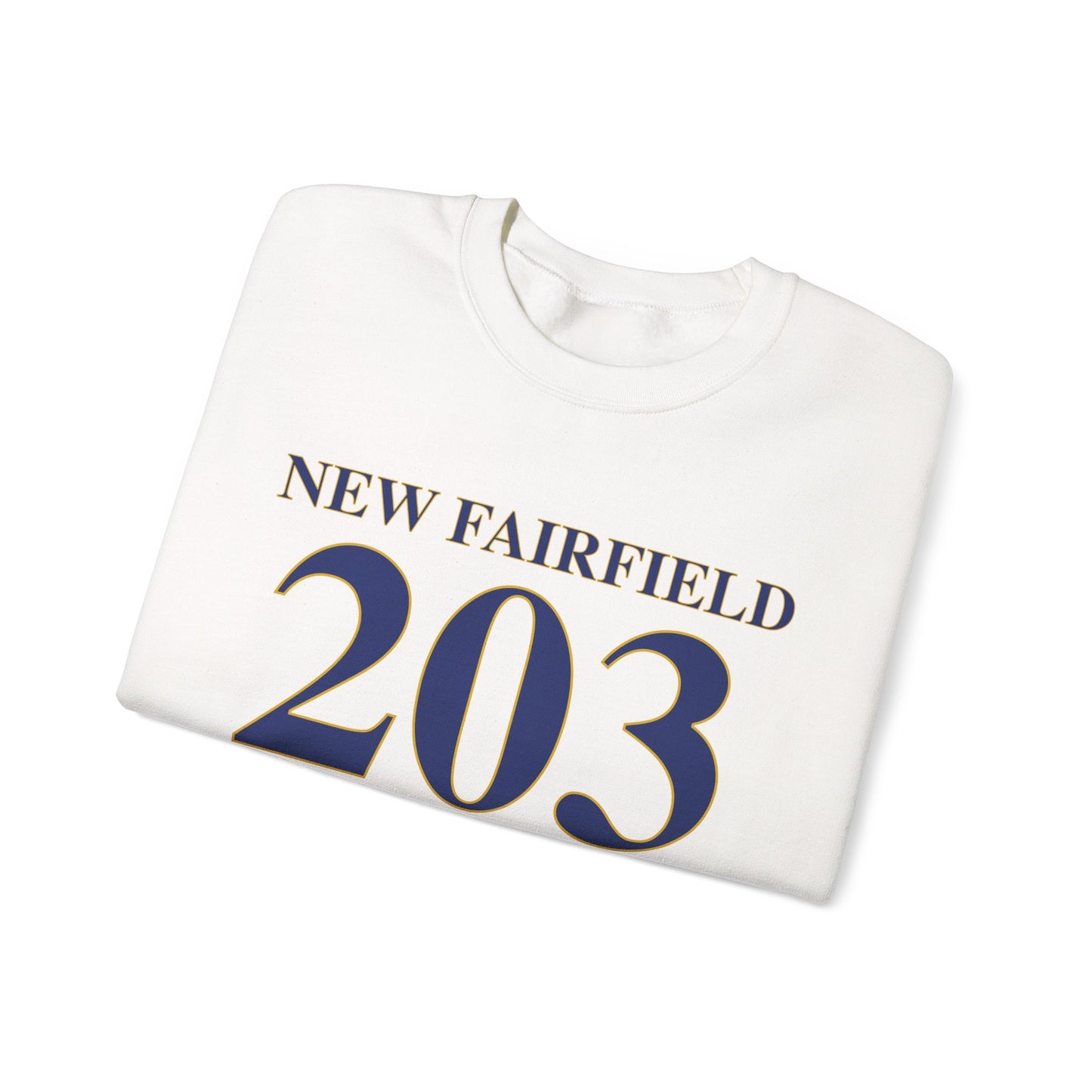 New Fairfield 203 Connecticut Unisex Heavy Blend™ Crewneck Sweatshirt