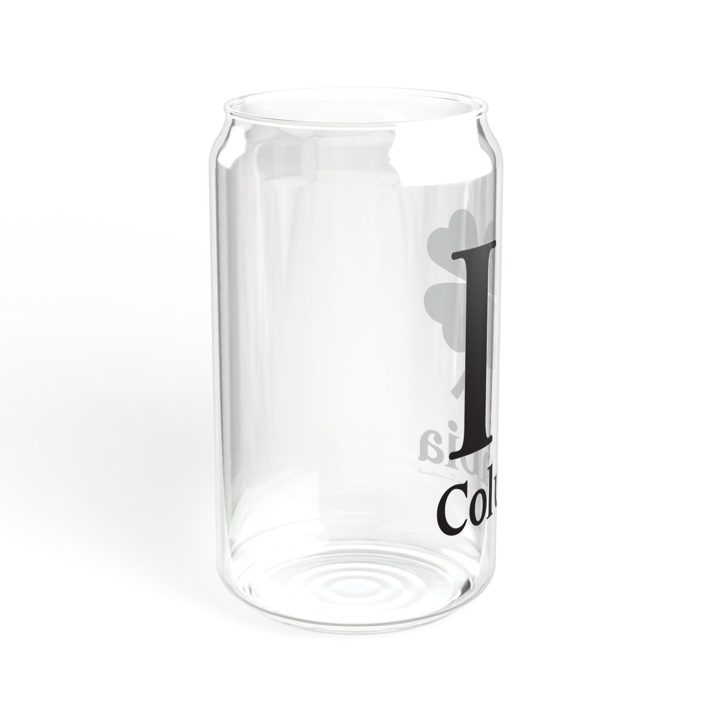 I Clover Columbia Sipper Glass, 16oz