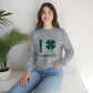 I Clover Cromwell Unisex Heavy Blend™ Crewneck Sweatshirt (green)