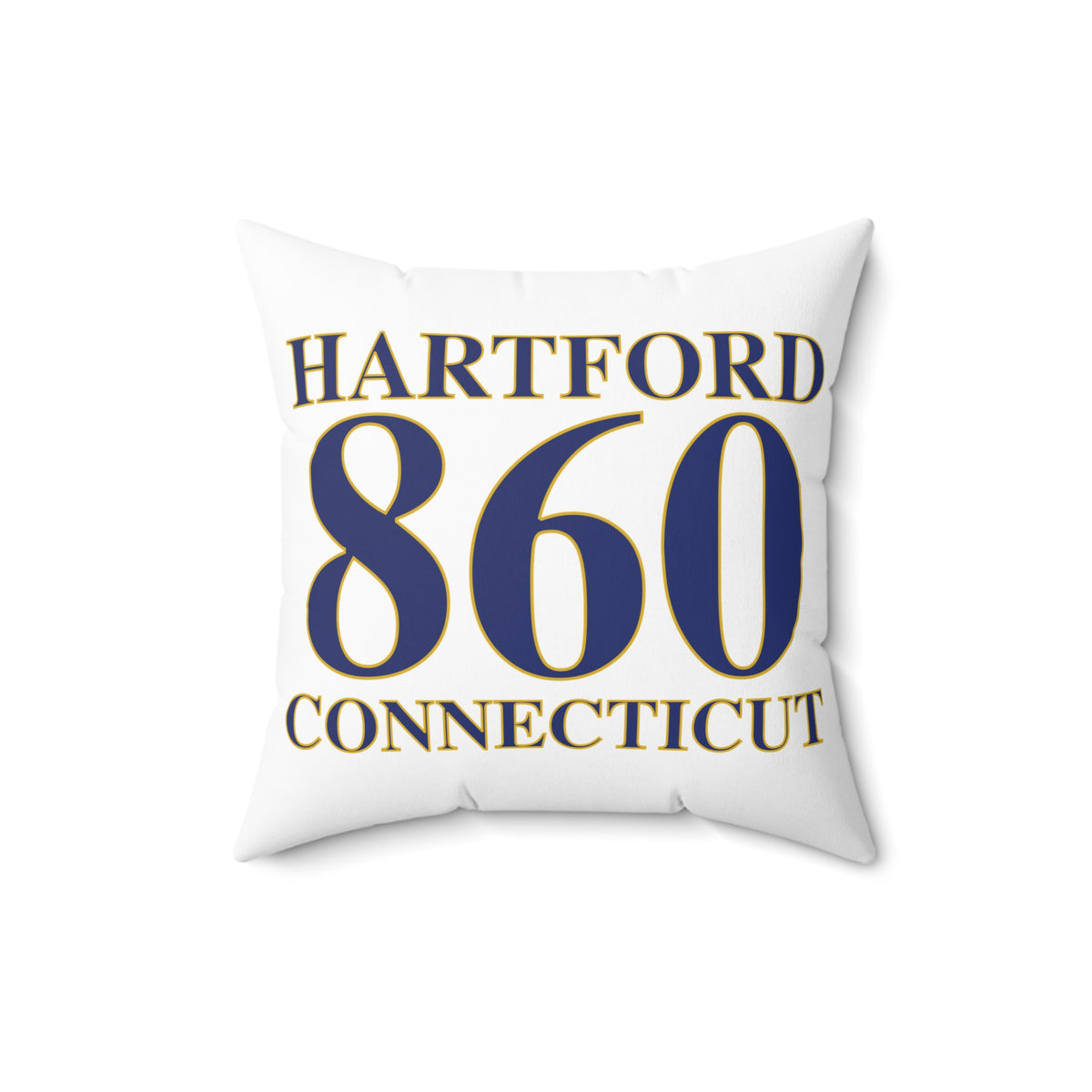 Hartford 860 Connecticut Polyester Square Pillow