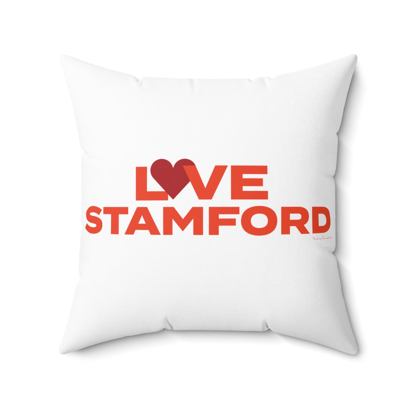 Love Stamford Spun Polyester Square Pillow