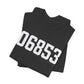 06853 Norwalk CT Zip Code Unisex Jersey Short Sleeve T-Shirt