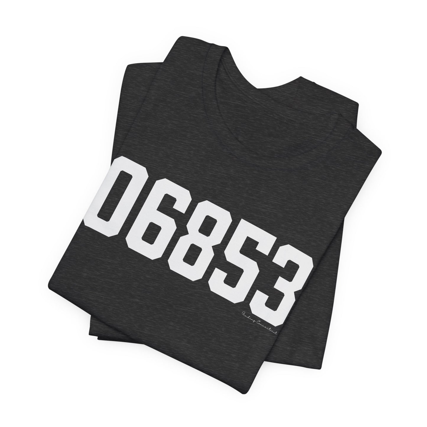 06853 Norwalk CT Zip Code Unisex Jersey Short Sleeve T-Shirt