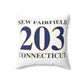 New Fairfield 203 Connecticut Spun Polyester Square Pillow