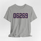06269 Storrs Connecticut Zip Code Unisex Jersey Short Sleeve T-Shirt