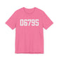 06795 - Watertown CT Zip Code Unisex Jersey Short Sleeve T-Shirt