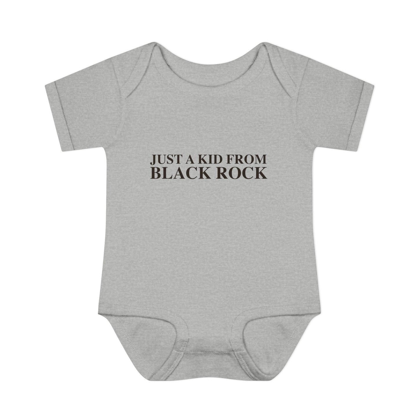 Just a kid from Black Rock Infant Baby Rib Bodysuit