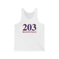 203 Beacon Falls Red White & Blue Unisex Jersey Tank Top
