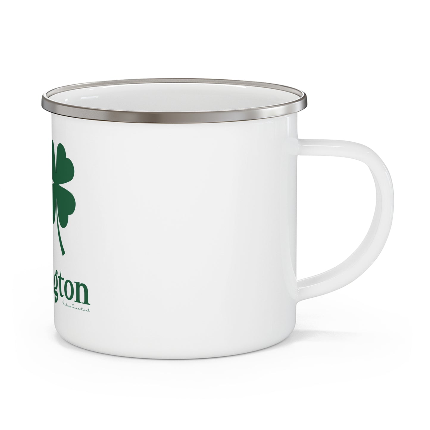 I Clover Farmington  Enamel Camping Mug