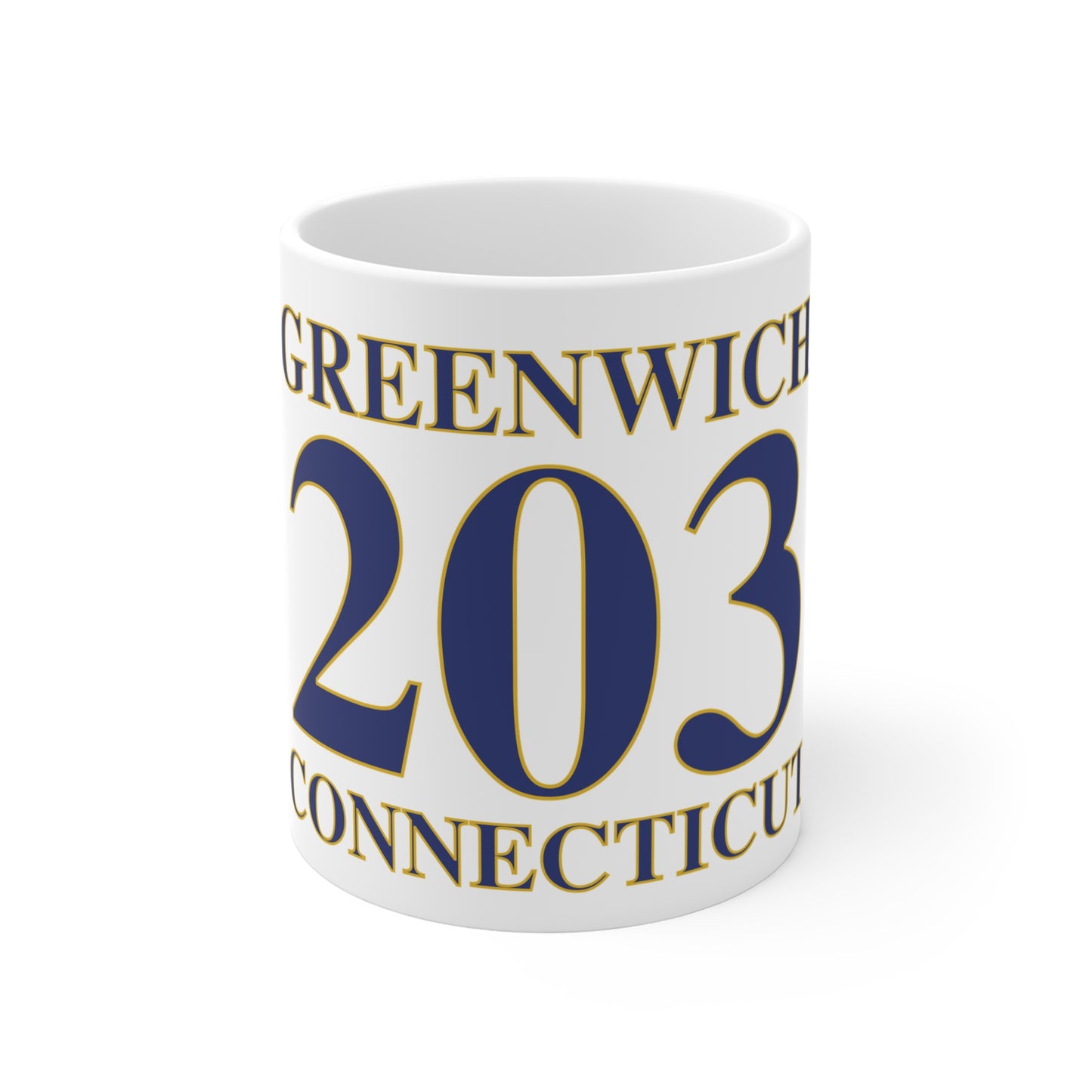 Greenwich 203 Connecticut Mug 11oz