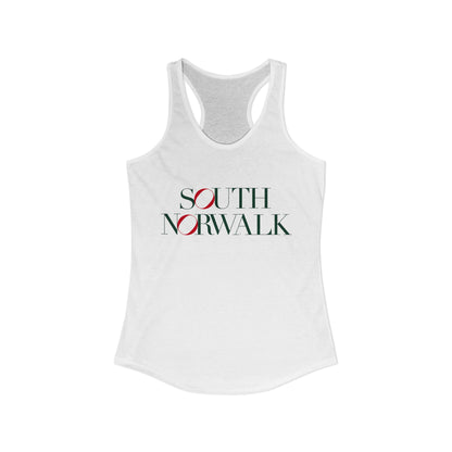 41 Tilt South Norwalk Women's Ideal Racerback Tank Top