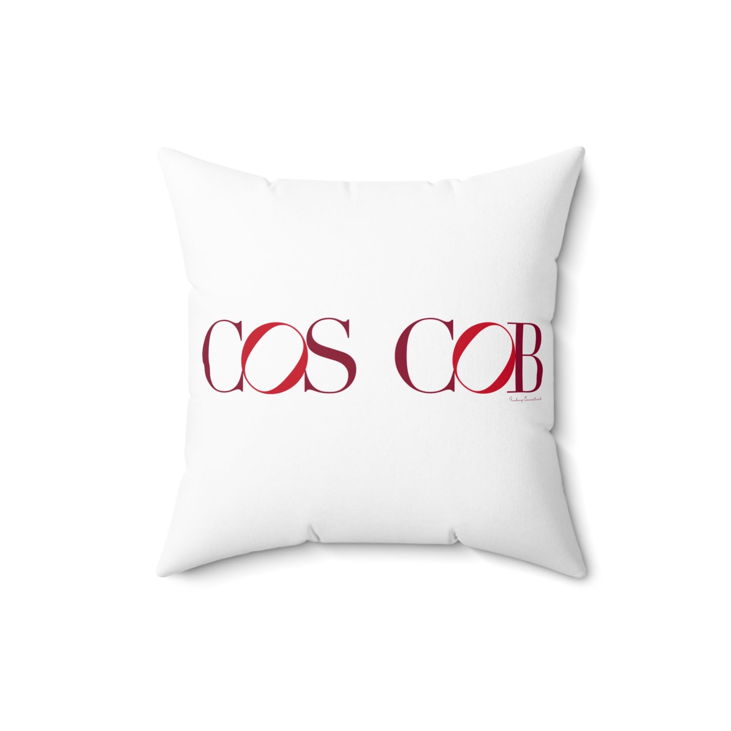41 Tilt Cos Cob Spun Polyester Square Pillow
