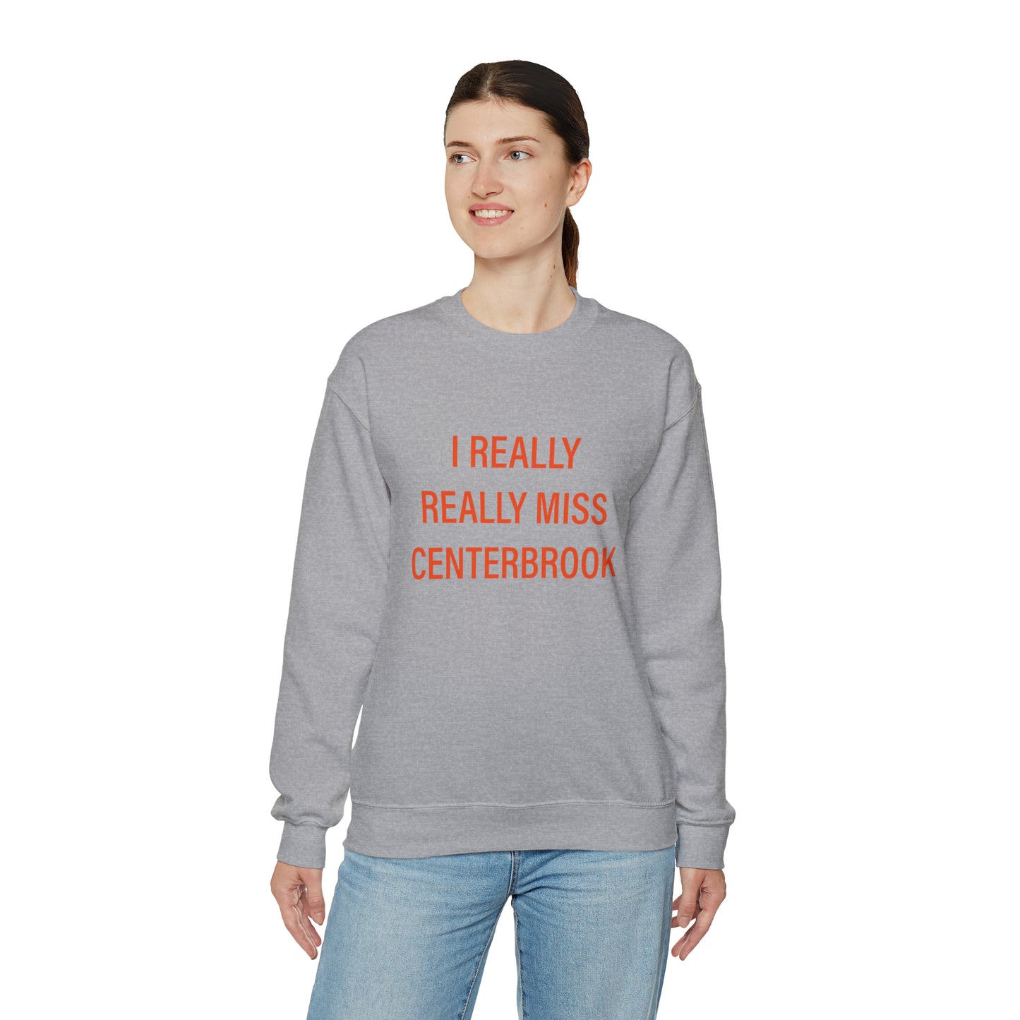 I Really Really Miss Centerbrook Unisex Heavy Blend™ Crewneck Sweatshirt (orange)