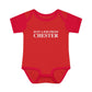 Just a kid from Chester Infant Baby Rib Bodysuit
