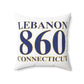 Lebanon 860 Connecticut Spun Polyester Square Pillow