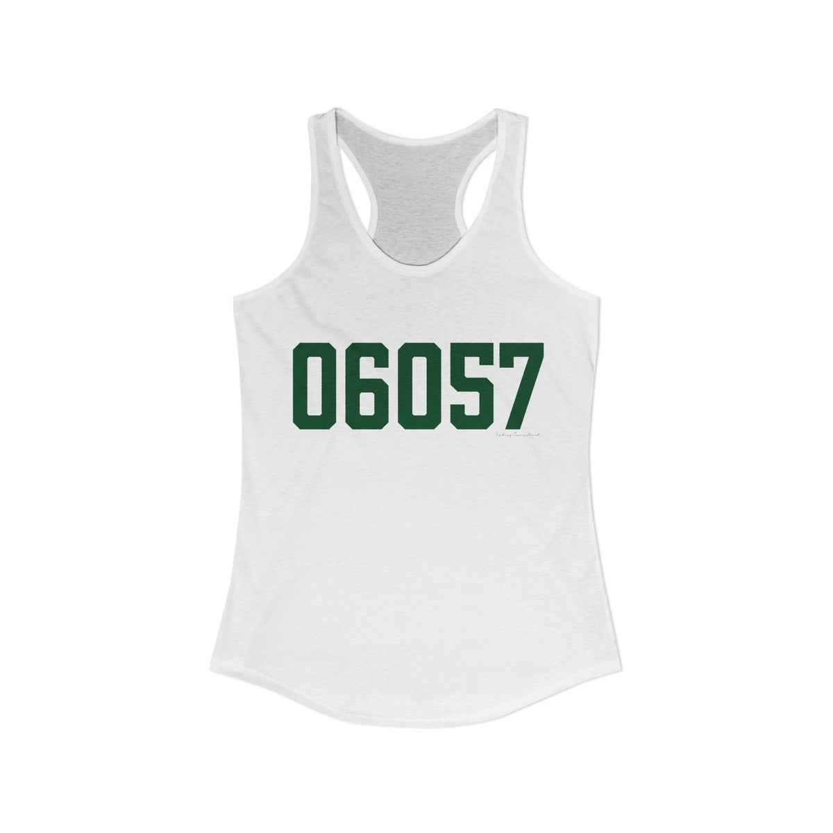 06057 New Hartford Connecticut Zip Code Women's Ideal Racerback Tank Top