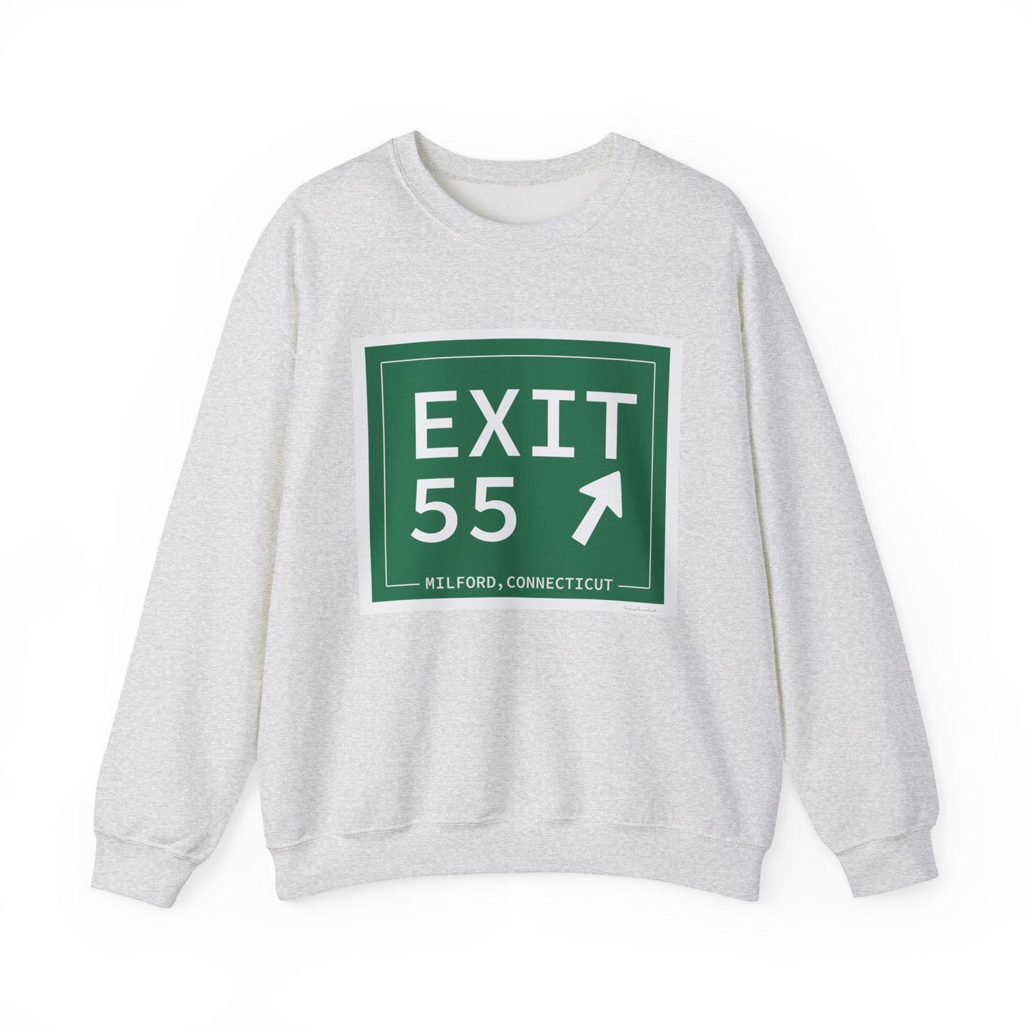 Vintage Exit 55 WCP Sign Unisex Heavy Blend™ Crewneck Sweatshirt