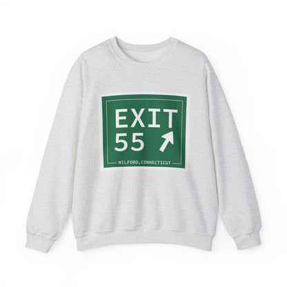Vintage Exit 55 WCP Sign Unisex Heavy Blend™ Crewneck Sweatshirt