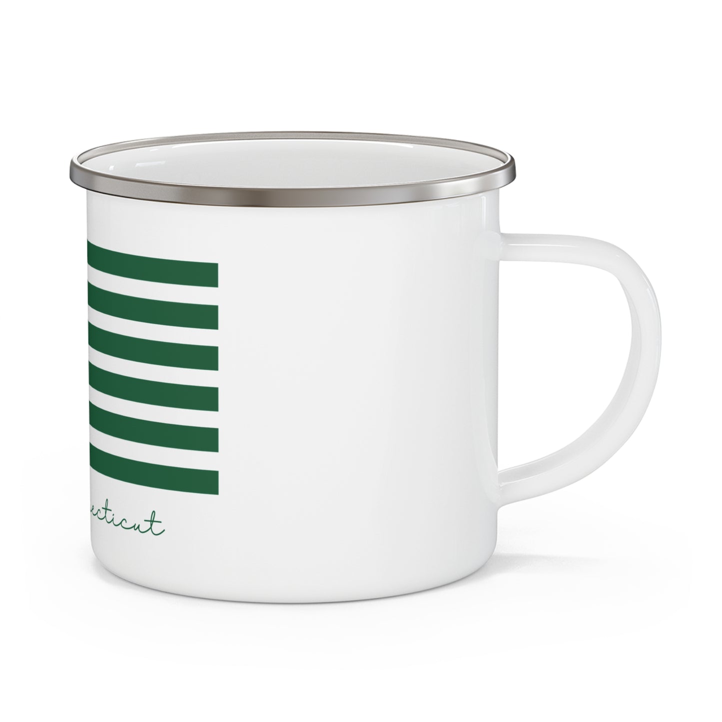 Norfolk Connecticut St. Patrick’s Day Flag Enamel Camping Mug