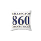 Willington 860 Connecticut Spun Polyester Square Pillow