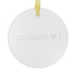 I Heart Shelton. Glass Ornaments