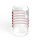Hampton Connecticut Flag Sipper Glass, 16oz