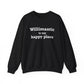 Willimantic is My Happy Place Unisex Heavy Blend™ Crewneck Sweatshirt