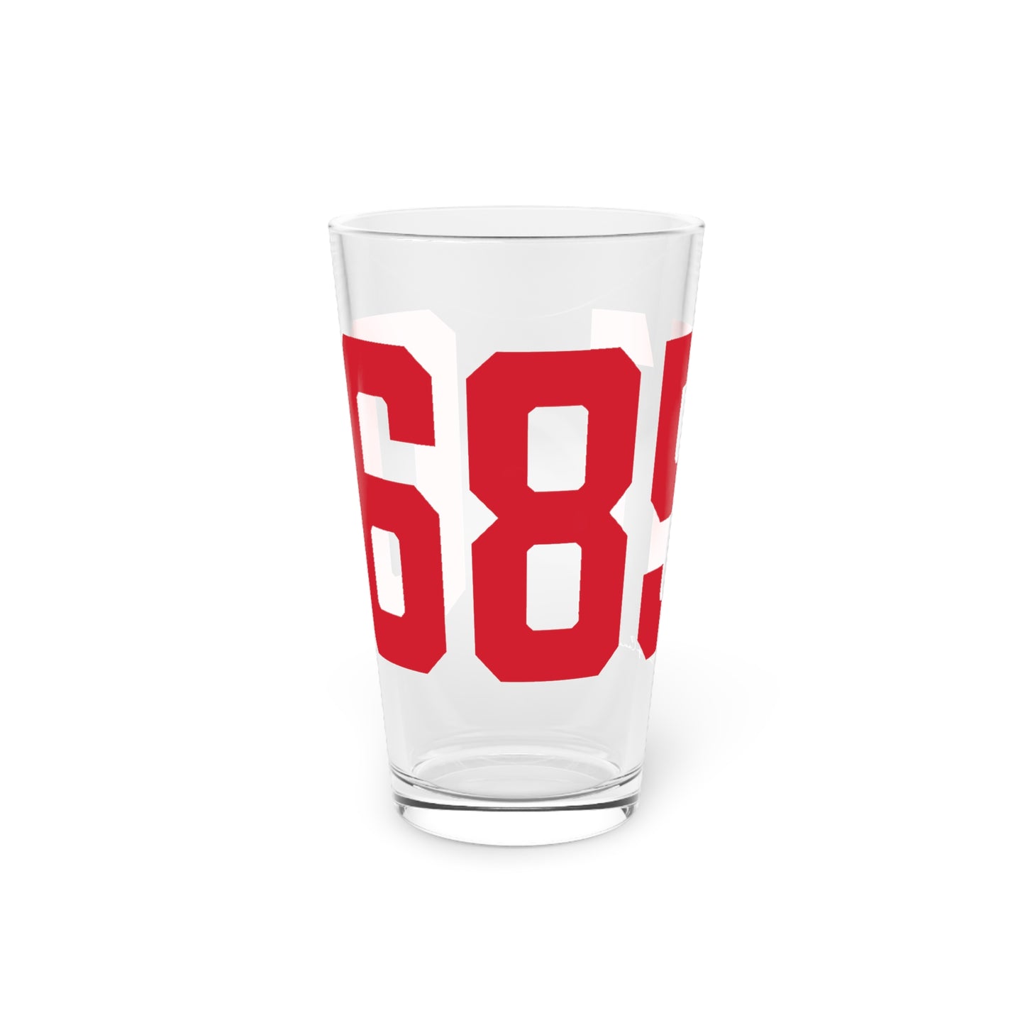 06851 Norwalk Connecticut Zip Code Pint Glass, 16oz