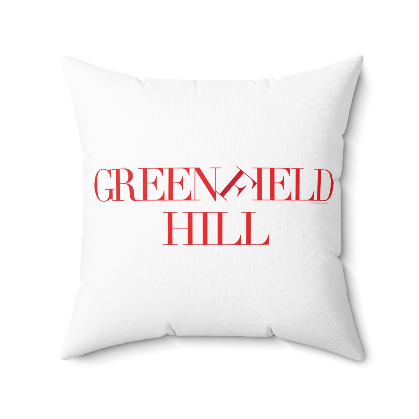 41 Tilt Greenfield Hill Spun Polyester Square Pillow