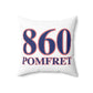 860 Pomfret Red, White & Blue Spun Polyester Square Pillow