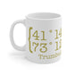 Trumbull Coordinates Mug 11oz