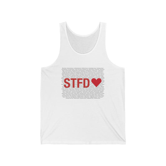 Stratford Love Unisex Jersey Tank Top