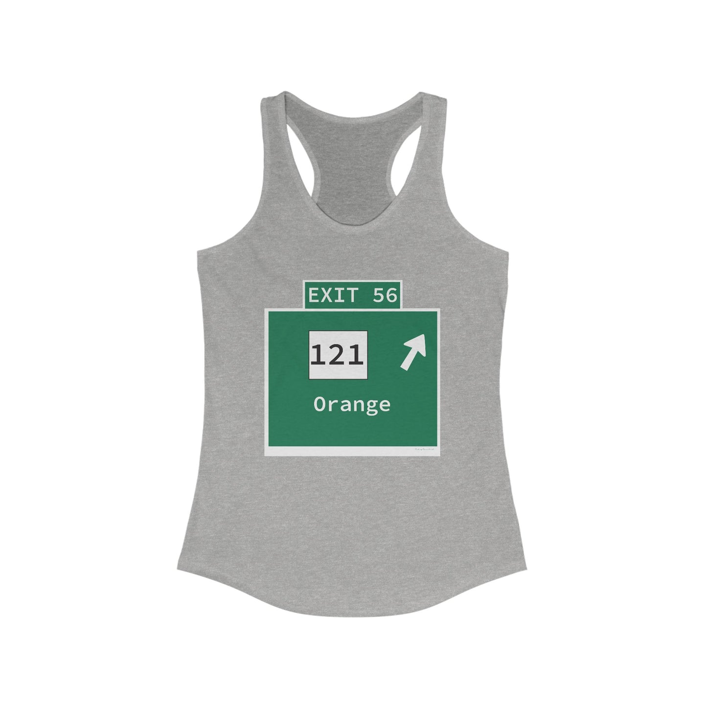 Vintage WCP Exit 56 Sign Women's Ideal Racerback Tank Top
