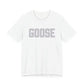 Goose Zip Code Gray & Purple Unisex Jersey Short Sleeve T-Shirt