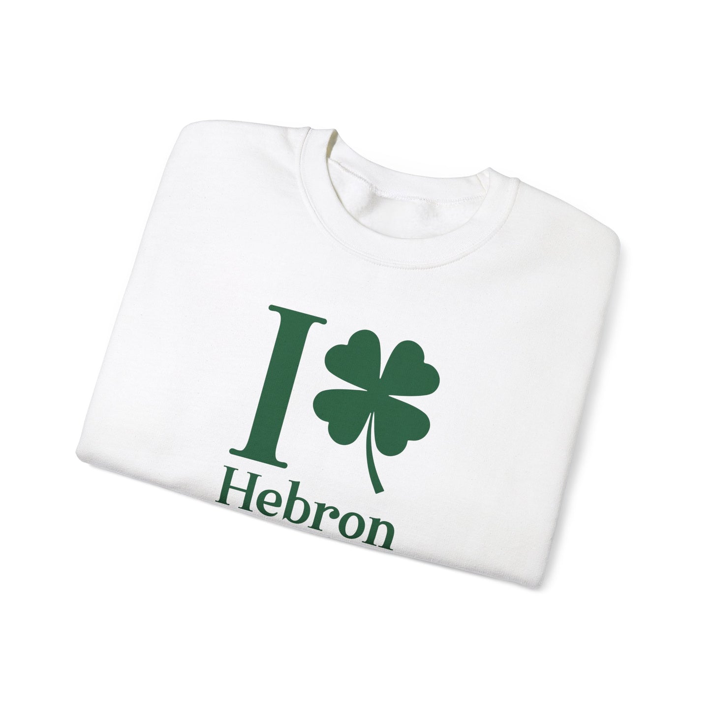 I Clover Hebron Unisex Heavy Blend™ Crewneck Sweatshirt