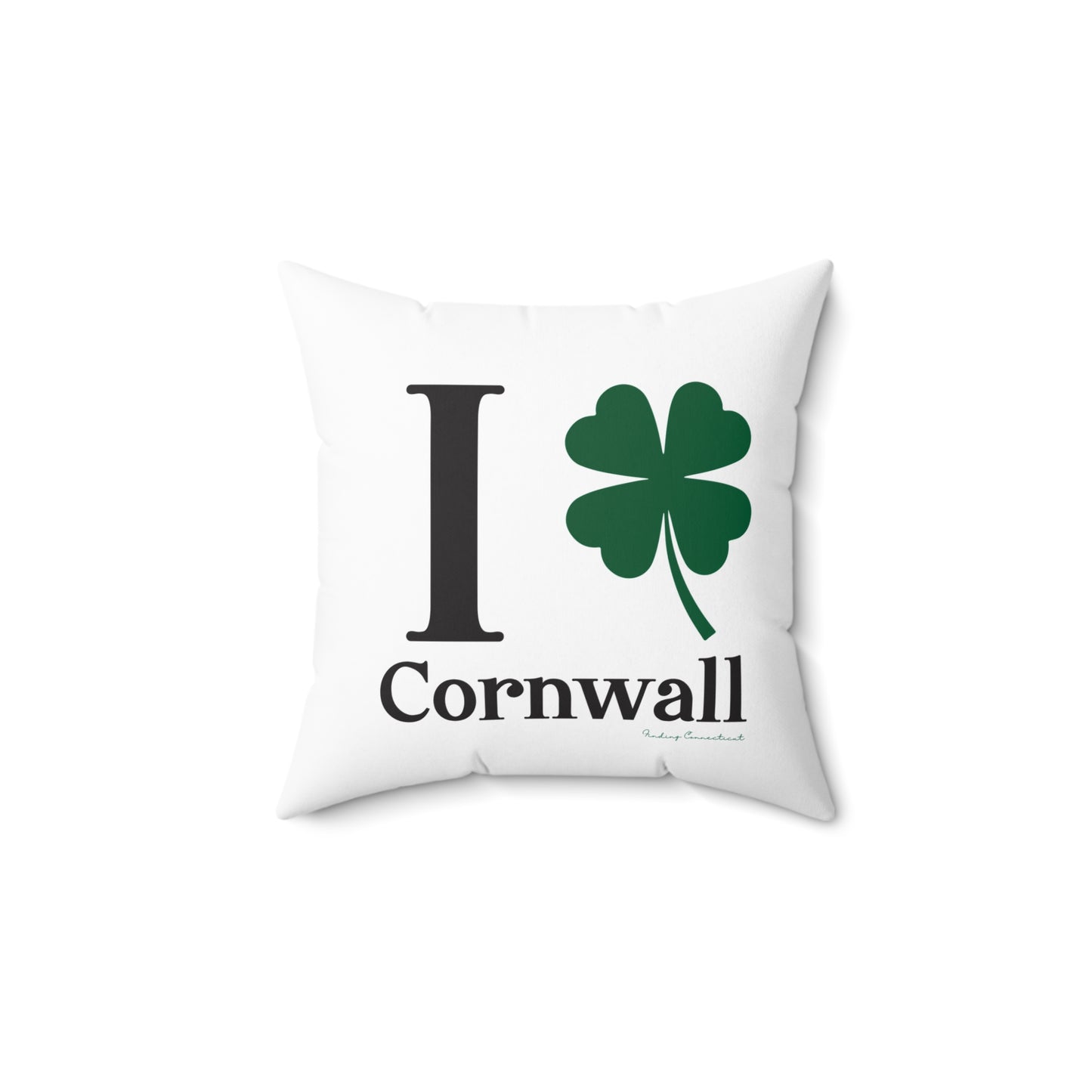 I Clover Cornwall Spun Polyester Square Pillow