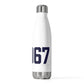 06067 Rocky Hill Connecticut Zip Code 20 oz Insulated Bottle